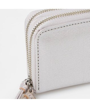 UNBILLION ペルケ perche / イタリアンレザー・ジャバラカードキーケース シルバー