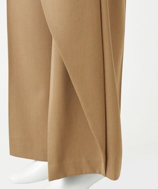 23区 S 【エステータ】ウールギャバジン ワイド ラップパンツ ベージュ系