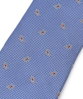 J.PRESS MEN 【VINTAGE JACQUARD COLLECTION】ペイズリー柄 ネクタイ サックスブルー系7