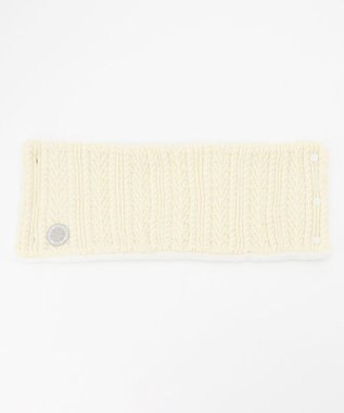 23区GOLF ギフトにも最適！【WOMEN】ニット ネックウォーマー ホワイト系