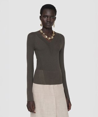 JOSEPH シアークレープ　ロングスリーブニット