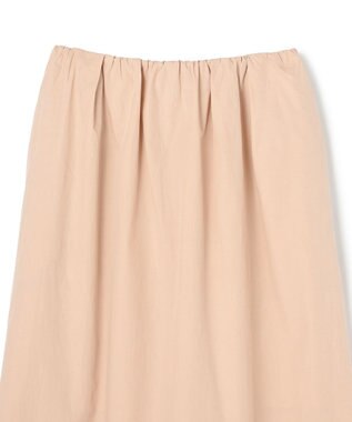 BEIGE， MALLOW / コットンタック イージーフレアスカート Beige