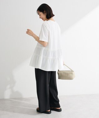 Green Parks 裾ドッキングプルオーバー Off White