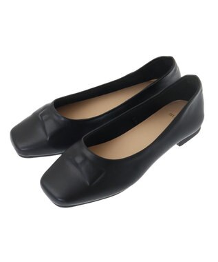 Green Parks ・ｍｉｎｉａ　リボンバレエシューズ Black