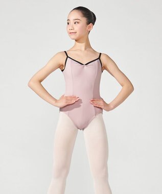 Chacott キャミソールレオタード グレイッシュローズ