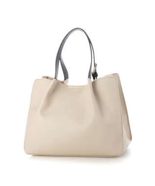 UNBILLION カシュカシュ cachecache / フェイクレザーショルダーバッグ付スクエアトート オーク