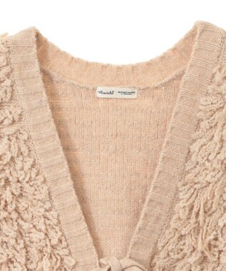 CRAFT STANDARD BOUTIQUE フリンジニットベスト Beige