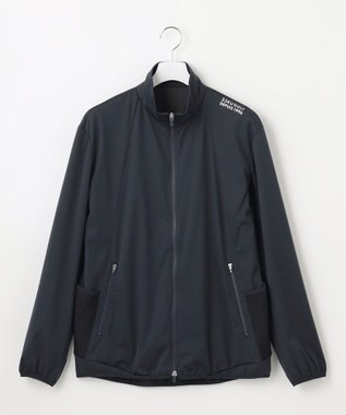 23区GOLF 【MEN】【撥水/防風/ストレッチ】悪天候の日にも活躍するストレッチ性抜群のエアリージャージーブルゾン ネイビー系