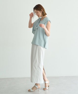 YECCA VECCA ドレープブラウス Mint