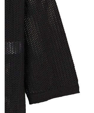 Green Parks メッシュニットプルオーバー Black