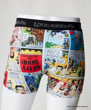 FILA GOLF／marie claire 【LOUDMOUTH×Betty Boop™】メンズ ボクサーパンツ Betty’ Comic