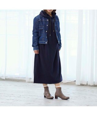 ing 【WEB限定】サイドゴアショートブーツ オーク