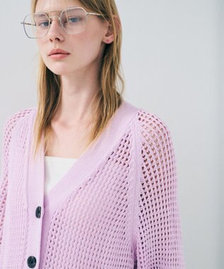 uncrave メッシュニット カーディガン
