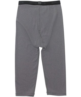 WACOAL MEN インナーボトム メンズ 発熱インナー【エクス（R）】 吸湿発熱繊維 保温性 消臭性（汗臭・加齢臭） ストレッチ素材 ズボン下 ひざ下丈 前開き GS5221 /ブロス ブラック