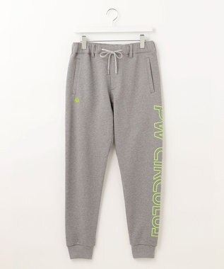 PW CIRCULUS 【MEN】アスレジャー 裏毛 サイドプリント ジョガーパンツ ライトグレー系