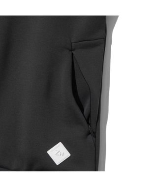 ZERO HALLIBURTON 【雑誌掲載】ロゴデザイン フーディー ZHG-W4A 8a 82881 ゴルフウェア パーカー ブラック