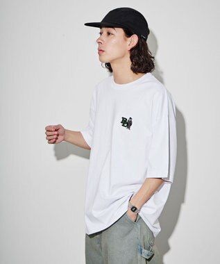 WEGO 【ユニセックス着用ITEM】別注ベンデイビスワンポイントT ホワイト