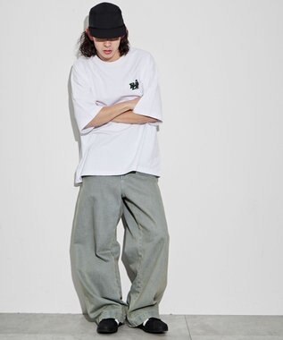 WEGO 【ユニセックス着用ITEM】別注ベンデイビスワンポイントT ホワイト