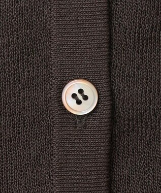 23区 S 【Oggi8月号掲載/洗える】ニットレイヤード ワンピース ダークブラウン系