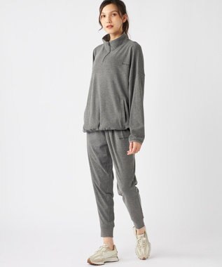 OP／FILA 【ocean pacific】 ハーフジッププルオーバー  スノーウェアレイヤー シルバーグレー