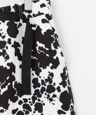 PW CIRCULUS 【MEN】【洗える】アニマルプリント ベルト ショートパンツ ホワイト系5