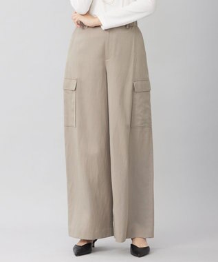 【洗える】テンセルツィルカーゴ パンツ