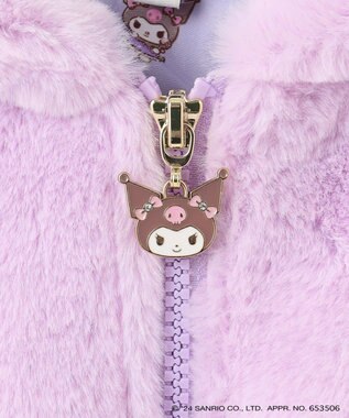 ANY KIDS 【any FAM×サンリオキャラクターズ】なりきりフェイクファーブルゾン ラベンダー×クロミ