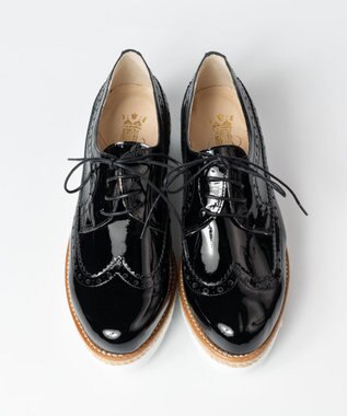 BONTRE 【BONTRE/ボントレ】ジュート厚底レースアップシューズ/05702-RS ブラック