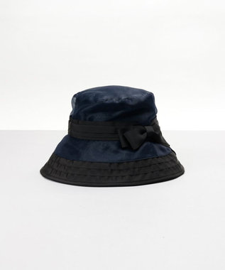 AURORA 【 LANVIN en Bleu （ランバン オン ブルー）】オーガンジーｘグログランクロッシェハット