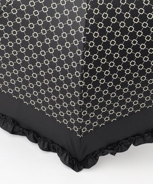 TOCCA 【晴雨兼用】【UVカット99.9%以上・遮光率99.9%以上・防水】SMALL CLOVER UMBRELLA 長傘 ブラック系