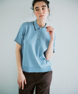 DRY COTTON ポロ ニット