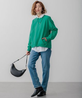23区 S 【WEB&一部店舗限定カラーあり/Oggi2月号掲載】カラー スウェット [一部店舗限定カラー]エメラルド(5月)