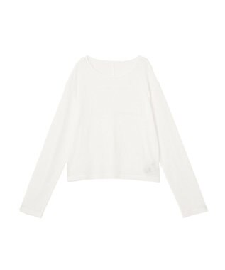 earth music&ecology シアーワッフルプルオーバー