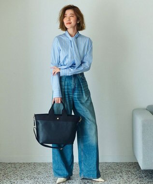 TOPKAPI 【人気色が限定復活！】【Breath TOPKAPI】RIPPLE リプル A4 トート バッグ L（ショルダー付き） ブラック