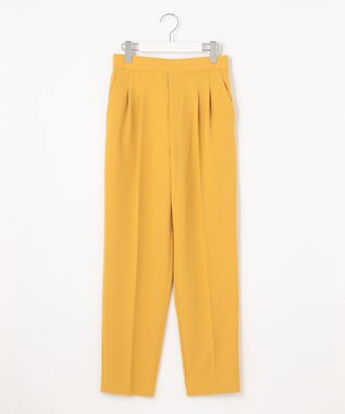Feroux 美シルエットカラーテーパード パンツ イエロー系