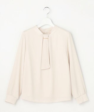 ANY SIS L 【4WAY・裏起毛】エニポカ ボウタイ ブラウス アイボリー