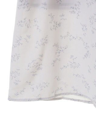 earth music&ecology ラッフルショルダーフラワーワンピース Sax