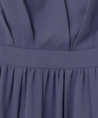 ANY SIS 【洗える】ビスチェディテール ドレス スモーキーブルー