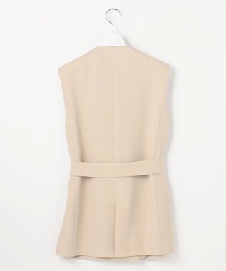 自由区 S リラックスバスケットノーカラー ジレ フラックス