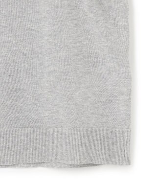 UNFILO L イージーカーディガン クロップド グレー