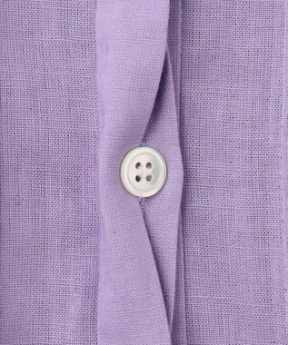 23区 L 【SLOW/洗える】リネンコットン ノースリーブブラウス ライラック系