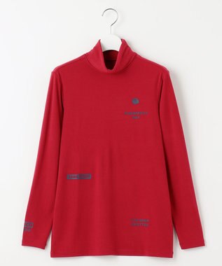 PW CIRCULUS 【WOMEN】【吸湿発熱】ウォーム モックネック カットソー レッド系