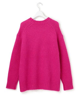 23区 S 【見上愛さん着用/STORY・VERY掲載】ブラッシュドエアーウール ファンシーニット マゼンタ系