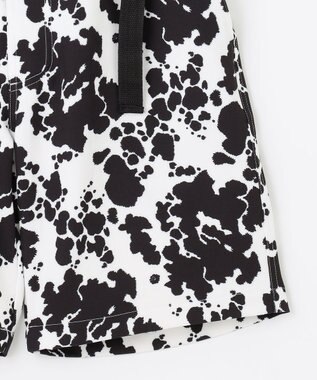 PW CIRCULUS 【MEN】【洗える】アニマルプリント ベルト ショートパンツ ホワイト系5