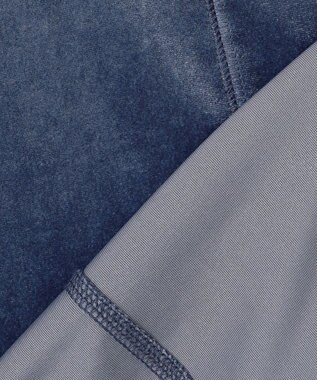 UNFILO ストレッチベロア Tシャツ ブルーグレー