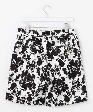 PW CIRCULUS 【MEN】【洗える】アニマルプリント ベルト ショートパンツ ホワイト系5