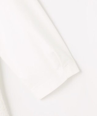 J.PRESS LADIES S レースレイヤードフレア カットソー ホワイト系