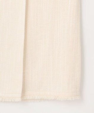 自由区 L 【セット可】ラミーブッチャー ストレートシルエットスカート アイボリー系