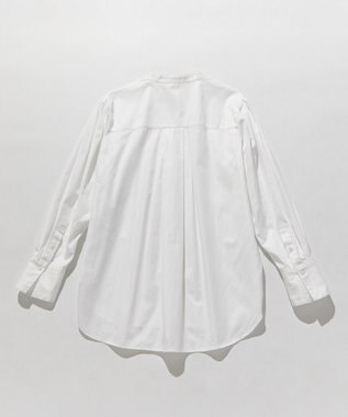 23区 L 【滝沢眞規子さん着用/mi-molletコラボ/洗える】CANCLINI デザイン シャツ [mi-molletコラボ]ホワイト系