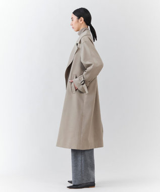 23区 【エステータ】ウールトレンチコート ベージュ
